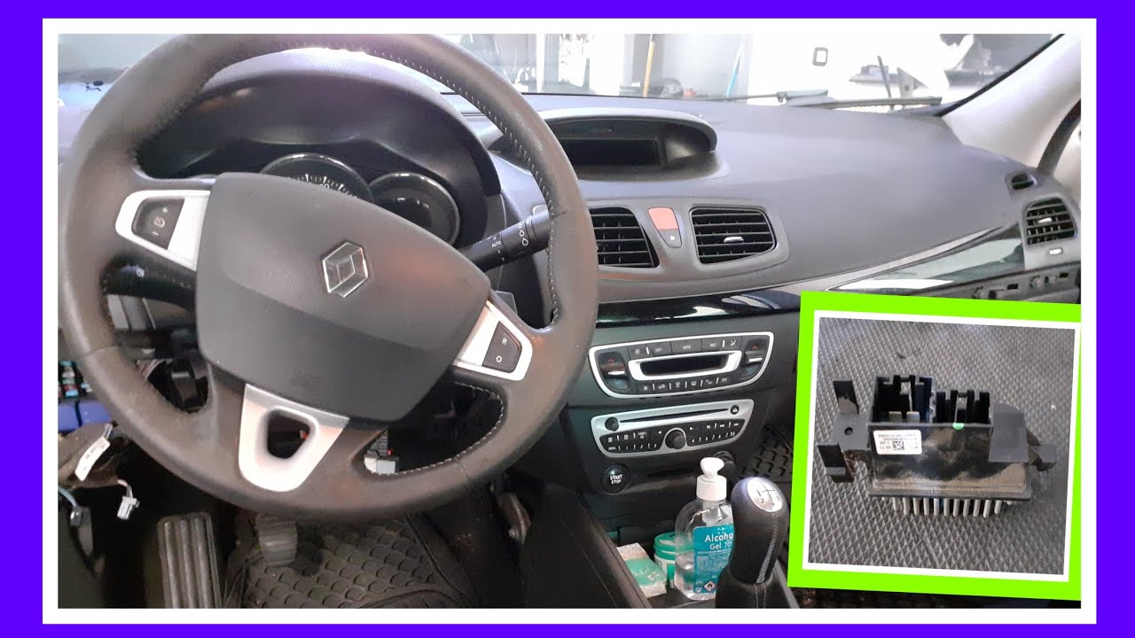 C&oacute;mo cambiar la resistencia del ventilador en el Renault Megane 3