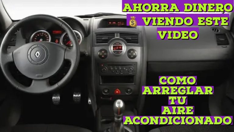 Cómo resetear el aire acondicionado del Renault Megane 2